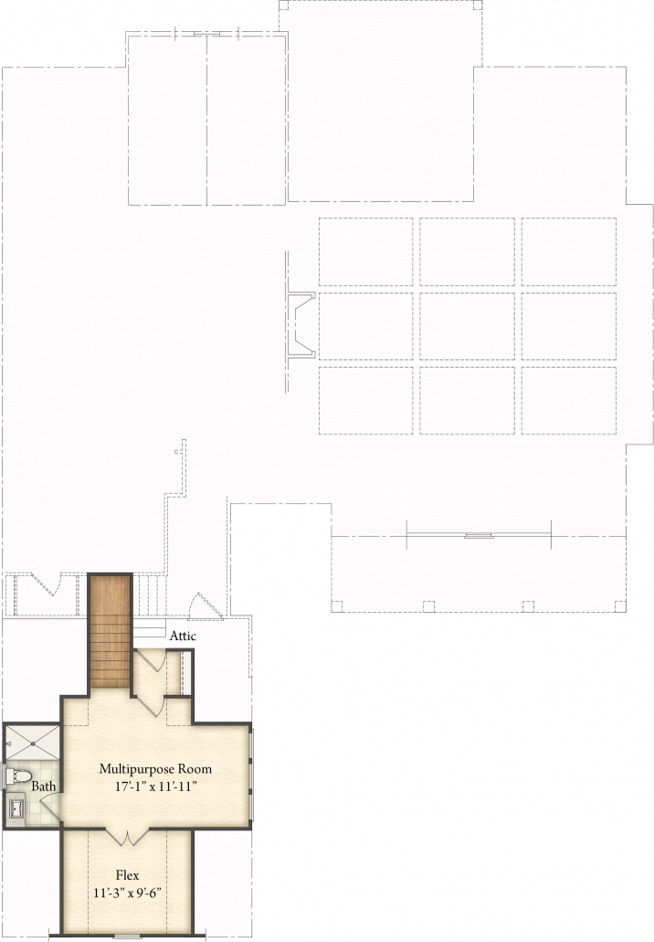 Model Home - Del Ray II Floor Plan